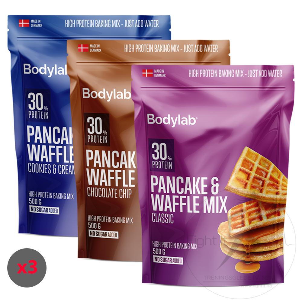 Bodylab - Pancake & Waffle Mix (3x500g) - Fight it